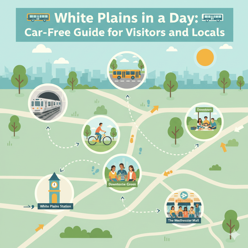 White Plains in a Day: Car-Free Guide for Visitors and Locals